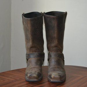 Frye Harness 12R Boots - Brown